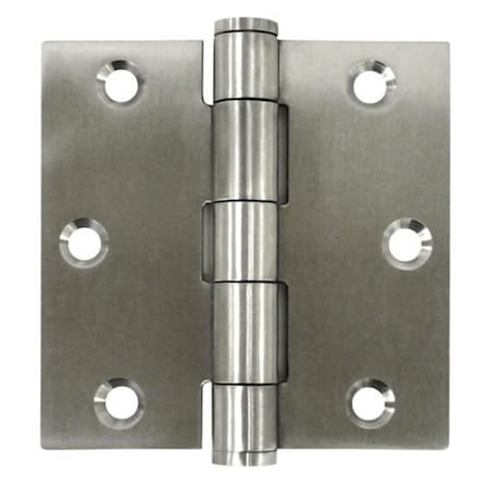 Patioplus 3 x 3 in. Square Hinge, Satin Stainless Steel - 30 Case - Pack of 2 PA134493
